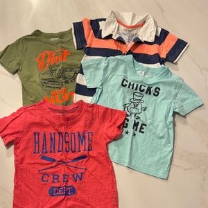 GUC Set of 4 Toddler Graphic T-Shirts